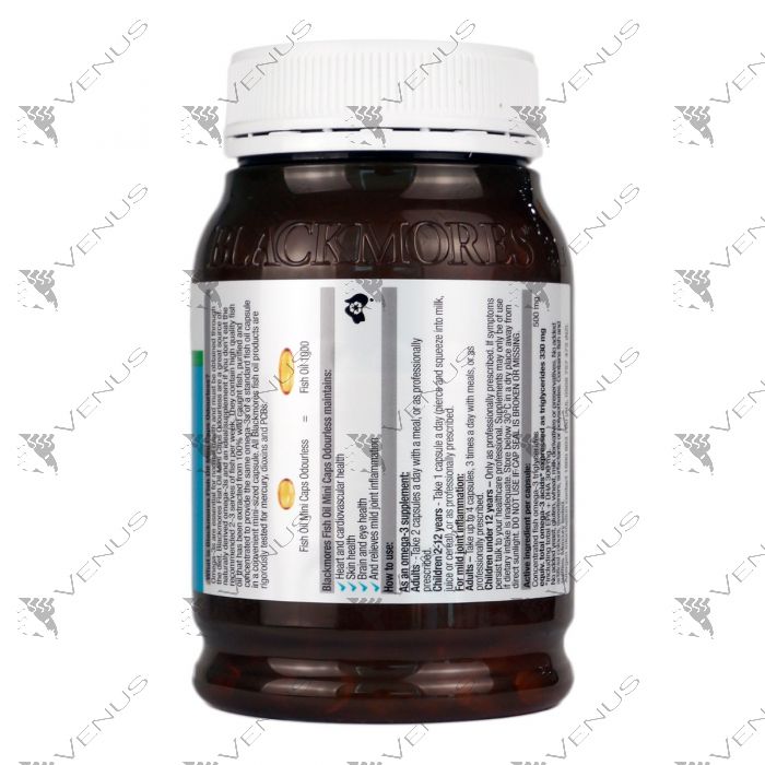 BlackMores Odourless Fish Oil Mini 400 Capsules