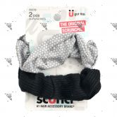 Scunci 2Pcs Scrunchies For Hair