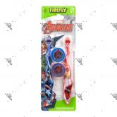 Firefly Toothbrush With Cap Marvel Avengers Travel Kit