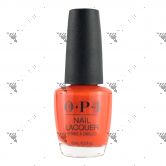 OPI Nail Lacquer 15ml A Red-Vival City