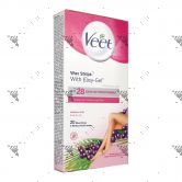 Veet EasyGrip Wax Strips Legs & Body - Normal Skin (20s)