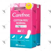 Carefree Pantyliners 20s Cotton Feel Fresh Scent