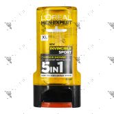 L'Oreal Men Expert Invincible Sport Shower 300ml For Body Face hair