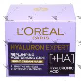 L'Oreal Hyaluron Expert Replumping Moisturising Care Cream Night 50ml