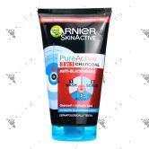 Garnier Pure Active 3in1 Charcoal Wash + Scrub + Mask 150ml