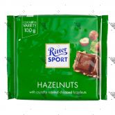 Ritter Sport Milk Chocolate with Chopped Hazelnuts 100g