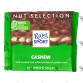 Ritter Sport Milk Chocolate With Cashew Nuts 100g