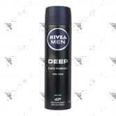 Nivea Deodorant Spray 150ml Men Deep Black Charcoal Dark Wood
