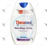 Theramed 2in1 Toothpaste + Mouth Wash 75ML Non-Stop White 