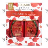 Shiseido Tsubaki Premium Moist Red Conditioner + Shampoo 490ml Flower Edition