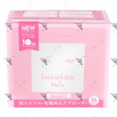 LuLuLun Face Mask Balance Pink 36s