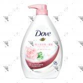 Dove Bodywash 1L Rose + Aloe Vera