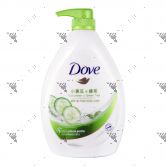 Dove Bodywash 1L Go Fresh Cucumber + Green Tea