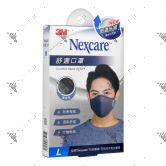 Nexcare 3m Comfort Mask Men L-Size Grey 1s 8550+