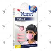 Nexcare 3m Comfort Mask Kids XS-Size Pink 1s 8550+