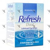 Refresh Lubricant Eye Drops 0.4mlx30s Dual