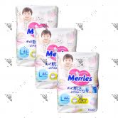 Merries Baby Diapers Pants L 44s (1Carton=3pack)