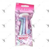 KAI Disposable T-Razors 3s For Body CBT-3P