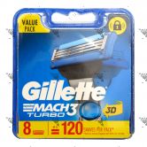 Gillette Mach 3 Turbo Dispenser 3d 8s