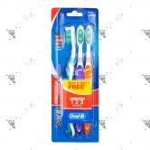 Oral-B All Rounder 123 Clean Toothbrush - Soft (2+1pc)