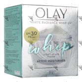 Olay White Radiance Whip UV Active Moisturiser 50g SPF 30PA+++