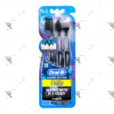 Oral-B Toothbrush Crossaction Charcoal 3s Soft