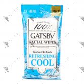 Gatsby Facial Wipes 15s Refreshing Cool