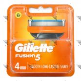 Gillette Fusion 5 Cartridge 4s
