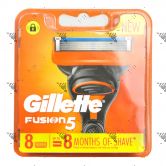 Gillette Fusion 5 Cartridge 8s