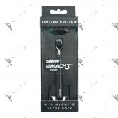 Gillette Mach 3 Bold Razor 1s+ Magnetic Dock