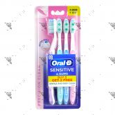 Oral-B Toothbrush Sensitive & Gums Precision Clean 4s Extra Soft