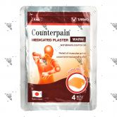 Counterpain Medicated Plaster 4s Warm