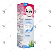 Veet Hair Removal Cream 100ml Sensitive Skin Blue