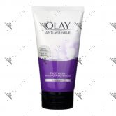 Olay Anti-Wrinkle Face Wash 150ml Exfoliating Particles