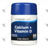 Vitaminstore Calcium+ Vitamin D Tablets 60s