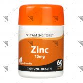 Vitaminstore Zinc 15mg Tablets 60s