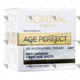 L'Oreal Age Perfect Re-Hydrating Cream 50ml Day