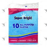 Super Bright 10pcs All Purpose Cloths