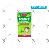 Beauty Formulas Tea Tree Deep Cleansing Nose Pore Strip 6s