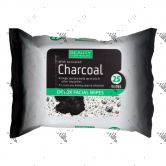 Beauty Formulas Detox Facial Wipes 25s with Activated Charcoal