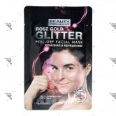 Beauty Formulas Rose Gold Glitter Peel-Off Mask 10g