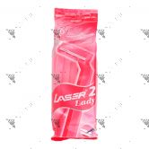 Laser 2 Lady Disposable Razor 10s