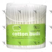 Pretty Cotton Buds with Paper Stem 200s Round Tub