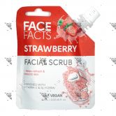 Face Facts Facial Scrub Pouch 60ml Strawberry