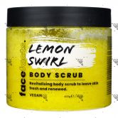 Face Facts Body Scrub 400g Lemon Swirl