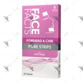 Face Facts Forehead & Chin Pore Strips 6s with Witch Hazel