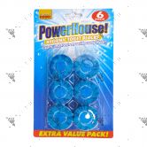 All About Home Powerhouse Hygienic Toilet Blocks 6pcsx50g Blue