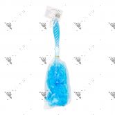 Athena Mesh Bath Brush With Handle (Assorted Colours)