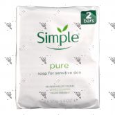 Simple Pure Soap 125gx2