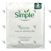 Simple Pure Soap 100gx2